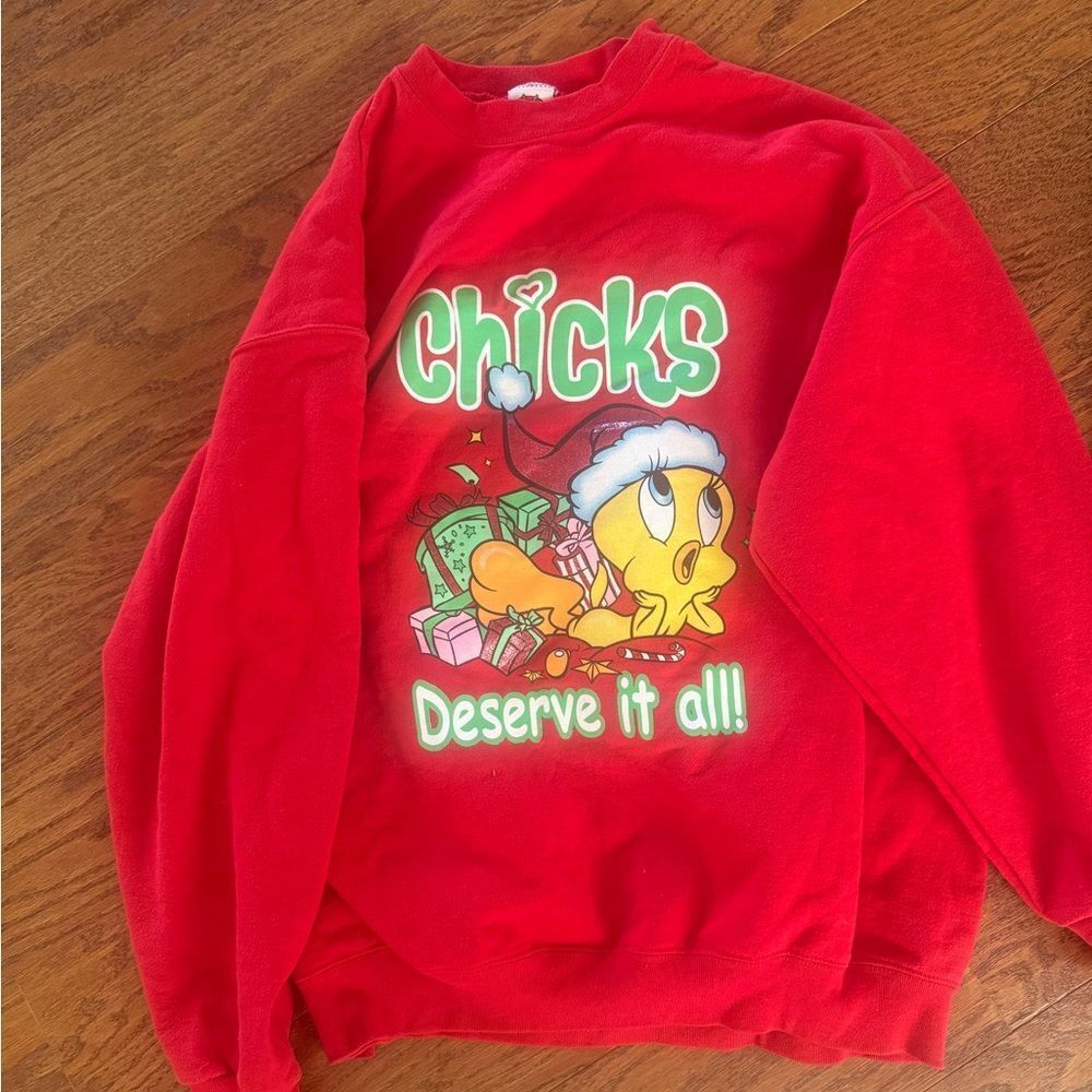 Men’s Red Funny Christmas Sweatshirt